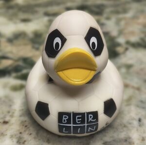 Soccer Ball Rubber Duck
